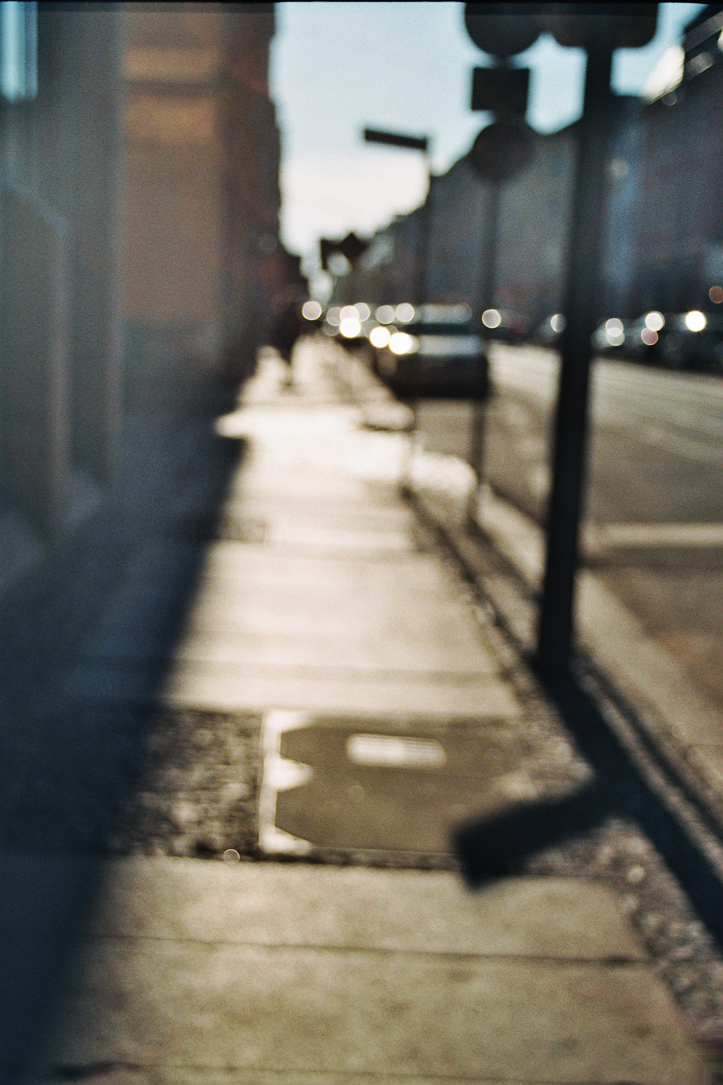 trottoir, analog photography