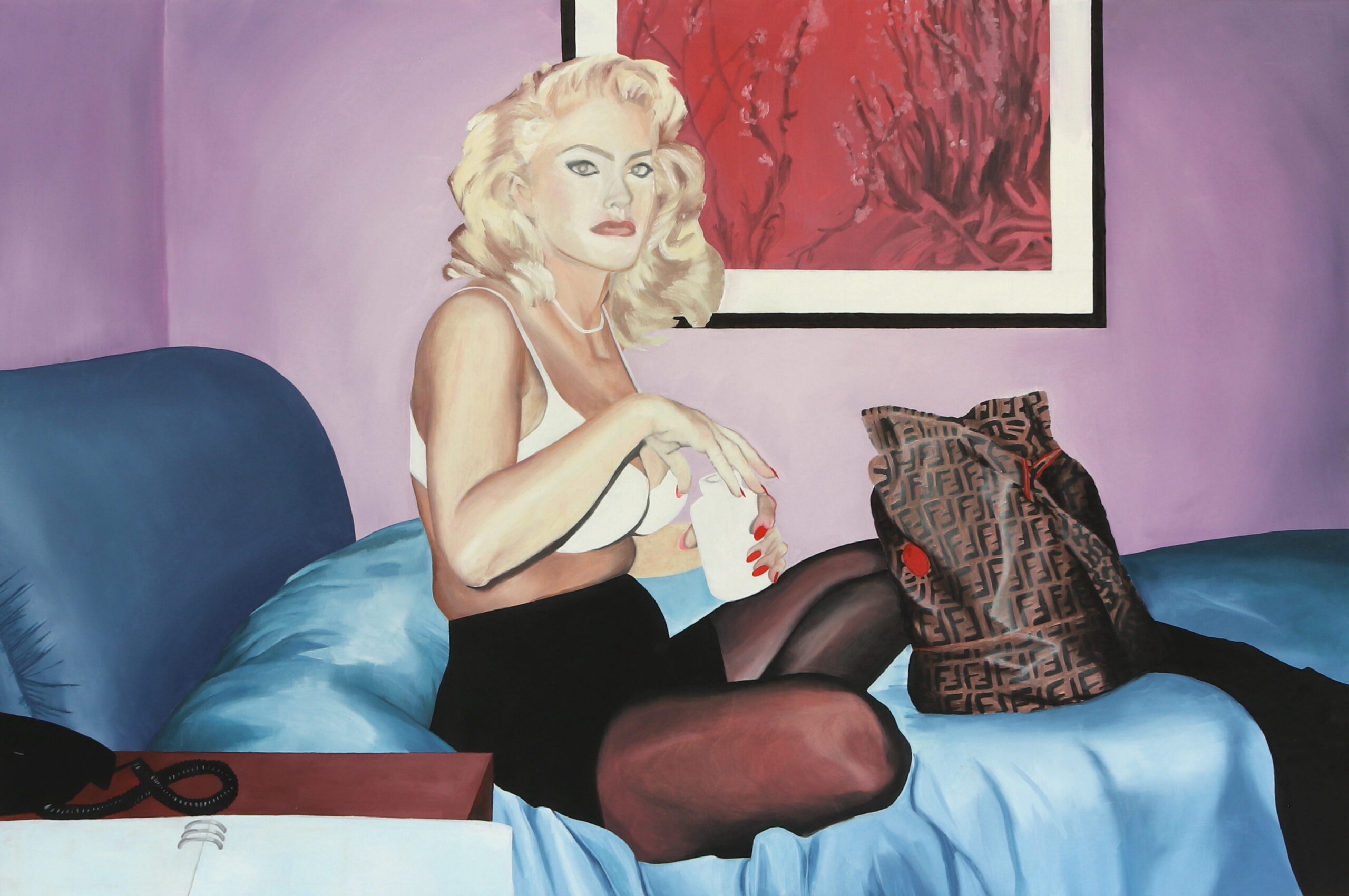 Anna Nicole, oil on canvas, 80×120 cm